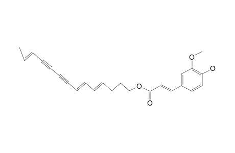 1-O-FERULOYLTETRADECA-4E,6E,12E-TRIENE-8,10-DIYNE