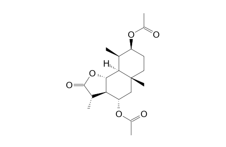 3-BETA,8-ALPHA-DIACETOXY-4-ALPHA,5-ALPHA,11-BETA-H-EUDESMAN-6-ALPHA,12-OLIDE