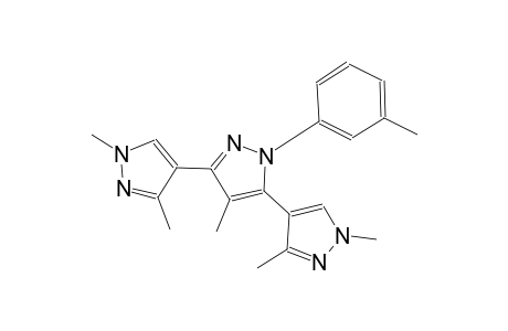 1,1'',3,3'',4'-pentamethyl-1'-(m-tolyl)-1H,1'H,1''H-4,3':5',4''-terpyrazole