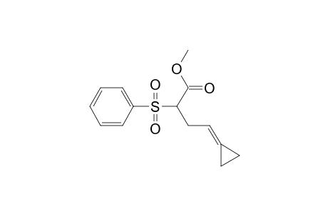 4-cyclopropylidene-2-phenylsulfonyl-butyric acid methyl ester