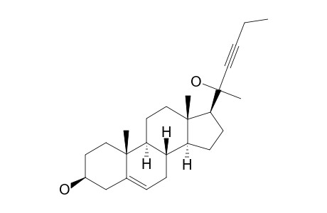 26,27-DINOR-CHOLEST-5-EN-22-YN-3-BETA,20(R)-DIOL