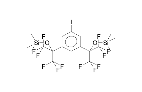 [(5-IODO-1,3-PHENYLENE)BIS[2,2,2-TRIFLUORO-1-(TRIFLUOROMETHYL)ETHYLIDENE]OXY]BIS(TRIMETHYLSILANE)