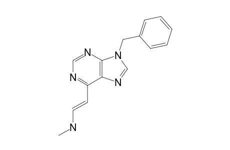 (E)-9-BENZYL-6-[2-(METHYLAMINO)-VINYL]-PURINE