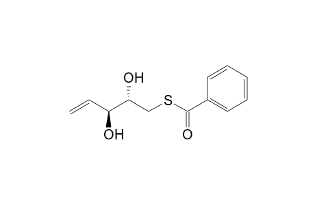 5-(Benzoylthio)penten-3,4-diol