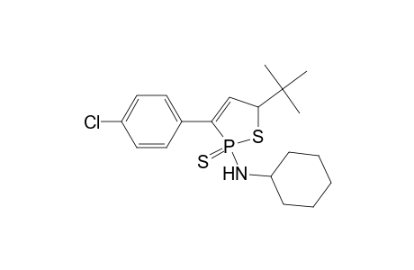 1,2-Thiaphosphol-2(5H)-amine, 3-(4-chlorophenyl)-N-cyclohexyl-5-(1,1-dimethylethyl)-, 2-sulfide