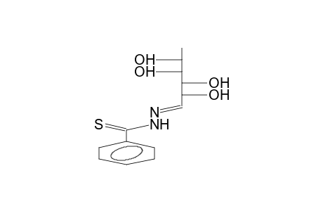 RHAMNOSE, THIOBENZOYLHYDRAZONE (OPEN FORM)