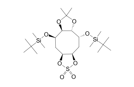 (1R,2S,3S,4R,6R,7S)-1,4-DI-O-TERT.-BUTYLDIMETHYLSILYL-2,3-O-METHYLETHYLIDENE-6,7-O-SULFONYL-CYCLOOCTANE-1,2,3,4,6,7-HEXOL