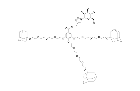 #3;N-[[1-(ALPHA-D-MANNOPYRANOSYL)-1H-1,2,3-TRIAZOL-4-YL]-METHYL-3,4,5-TRIS-[2-[2-[2-[2-(ADAMANTAN-1-YL-OXY)-ETHOXY]-ETHOXY]-ETHOXY]-ETHOXY]-BENZAMIDE