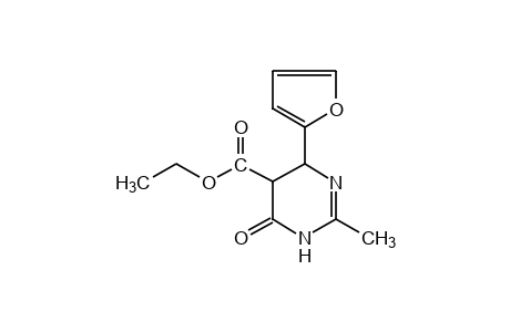 4-(2-FURYL)-2-METHYL-6-OXO-1,4,5,6-TETRAHYDRO-5-PYRIMIDINECARBOXYLIC ACID, ETHYL ESTER