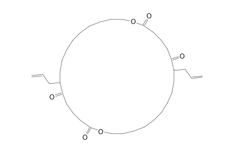 7,23-Di-2-propenyl-1,17-dioxacyclodotriacontane-2,6,18,22-tetrone