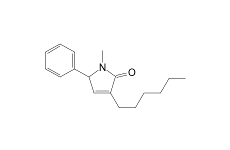 3-Hexyl-1-methyl-5-phenyl-1,5-dihydro-2H-pyrrol-2-one