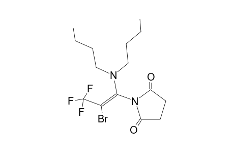 1-[(Z)-2-bromanyl-1-(dibutylamino)-3,3,3-tris(fluoranyl)prop-1-enyl]pyrrolidine-2,5-dione