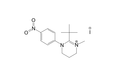 1-(4-NITROPHENYL)-2-TERT.-BUTYL-3-METHYL-1,4,5,6-TETRAHYDROPYRIMIDINIUM-IODIDE