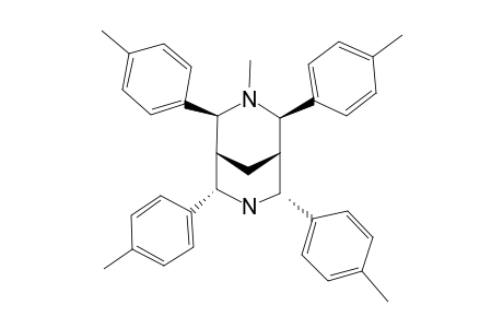 2,4,6,8-TETRAKIS-(4-METHYLPHENYL)-N(7)-METHYL-3,7-DIAZABICYCLO-[3.3.1]-NONANE