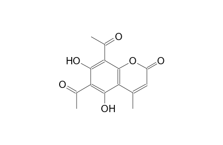 6,8-Diacetyl-5,7-dihydroxy-4-methyl-2H-chromen-2-one