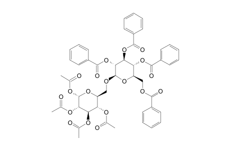 2',3',4',6'-TETRA-O-BENZOYL-BETA-D-GLUCOPYRANOSYL-(1->6)-1,2,3,4-TETRA-O-ACETYL-ALPHA-D-GLUCOPYRANOSIDE