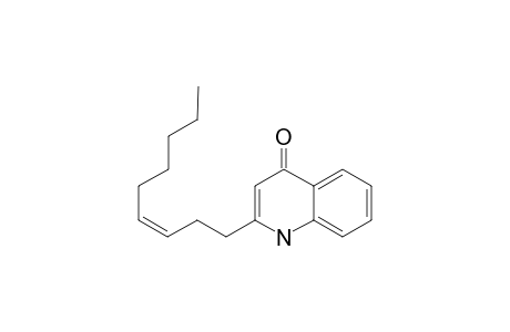 HAPLACUTINE-F;2-[(3-Z)-NON-3-EN-1-YL]-QUINOLIN-4(1H)-ONE