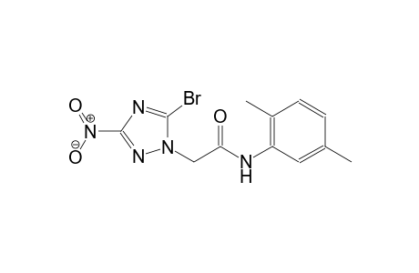 2-(5-bromo-3-nitro-1H-1,2,4-triazol-1-yl)-N-(2,5-dimethylphenyl)acetamide