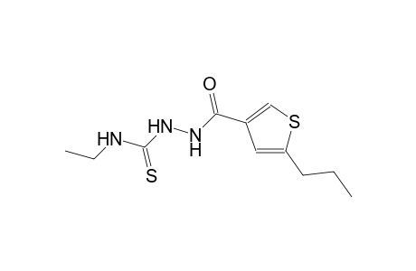 N-ethyl-2-[(5-propyl-3-thienyl)carbonyl]hydrazinecarbothioamide