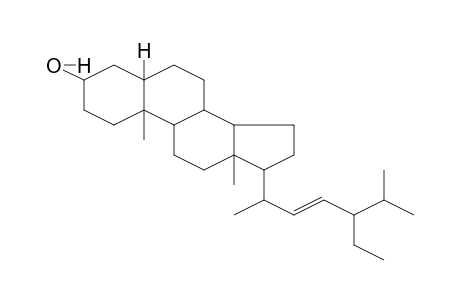 3beta-HYDROXY-24-ETHYL-5beta-CHOLEST-22-ENE