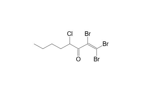 1,1,2-TRIBROMO-4-CHLORO-1-OCTEN-3-ONE