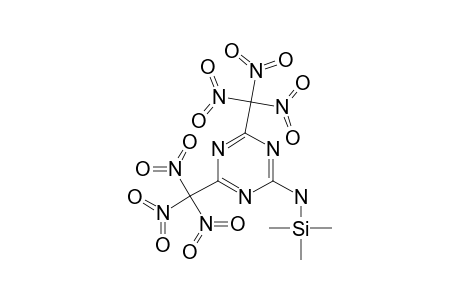 2-(TRIMETHYLSILYLAMINO)-4,6-BIS-(TRINITROMETHYL)-1,3,5-TRIAZINE