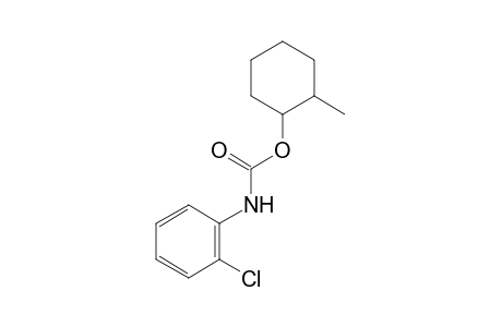 o-chlorocarbanilic acid, 2-methylcyclohexyl ester