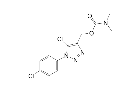 5-chloro-1-(p-chlorophenyl)-1H-1,2,3-triazole-4-methanol, dimethylcarbamate (ester)