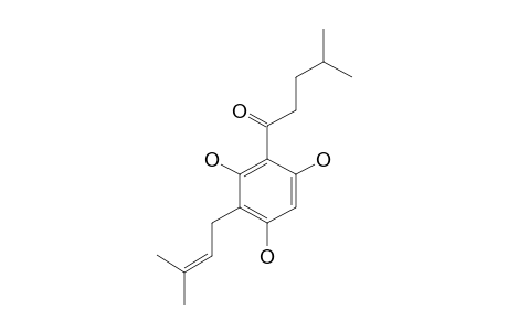 1-(2,4,6-TRIHYDROXY-3-(3-METHYL-2-BUTENYL)-PHENYL)-4-METHYL-1-PENTANON,3-PRENYLPHLOROISOCAPROPHENON,CAESPITIN