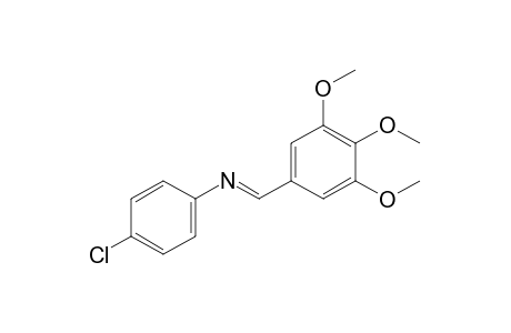 p-chloro-N-(3,4,5-trimethoxybenzylidene)aniline