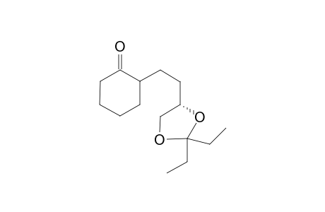 (2R/S)-{[(3S,4)-O-3-Pentylidene-3,4-dihydroxybutan]-1-yl}cyclohexanone