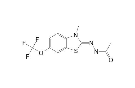 ACETIC_ACID_(6-TRIFLUOROMETHOXY-3-METHYL-3-H-BENZOTHIAZOL-2-YLIDENE)-HYDRAZIDE