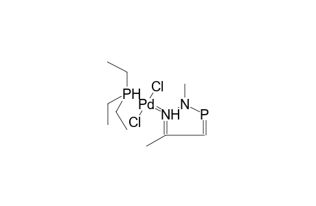 TRANS-(2,5-DIMETHYL-1,2,3-DIAZOPHOSPHOLE)TRIETHYLPHOSPHINEDICHLOROPALLADIUM