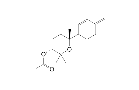 (3R,6R)-7,8-Dehydro-delta9(15)-bisabololoxid A-acetate