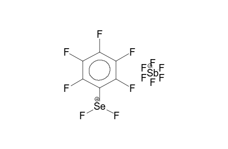 PENTAFLUOROPHENYLDIFLUOROSELENINIUM HEXAFLUOROANTIMONATE