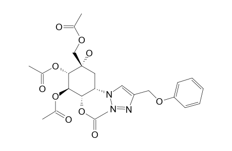 (1S,2R,3S,4S,6S)-4-(ACETOXYMETHYL)-4-HYDROXY-6-[4-(PHENOXYMETHYL)-1H-1,2,3-TRIAZOL-1-YL]-CYCLOHEXANE-1,2,3-TRIYL-TRIACETATE