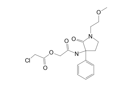 2-[1-(2-METHOXYETHYL)-2-OXO-3-PHENYL-PYRROLIDIN-3-YL-AMINO]-2-OXO-ETHYL-2-CHLOROACETATE