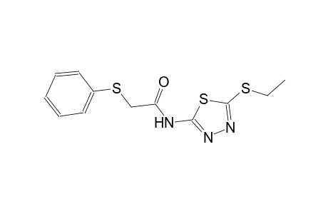 N-[5-(ethylsulfanyl)-1,3,4-thiadiazol-2-yl]-2-(phenylsulfanyl)acetamide