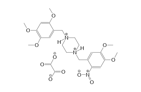 1-(4,5-dimethoxy-2-nitrobenzyl)-4-(2,4,5-trimethoxybenzyl)piperazinediium oxalate