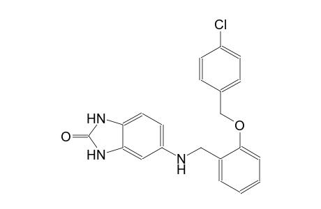 5-({2-[(4-chlorobenzyl)oxy]benzyl}amino)-1,3-dihydro-2H-benzimidazol-2-one