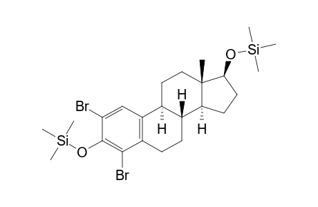 2,4-DIBROMO-ESTRA-1,3,5(10)-TRIENE-3,17.BETA.-DIOL-DI-TRIMETHYLSILYL ETHER