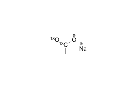 [1-13C18O16O]-SODIUM-ACETATE