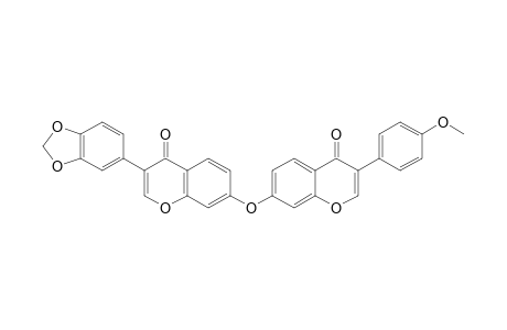 SURINAMENSIN;4'-METHOXYISOFLAVONE-(7-O-7'')-3''',4'''-METHYLENEDIOXYISOFLAVONE