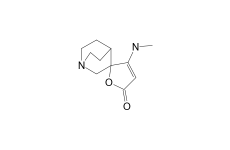 QUINUClIDINE-3-SPIRO-5'-[4'-METHYLAMINO-2'(5'H)-FURANONE]