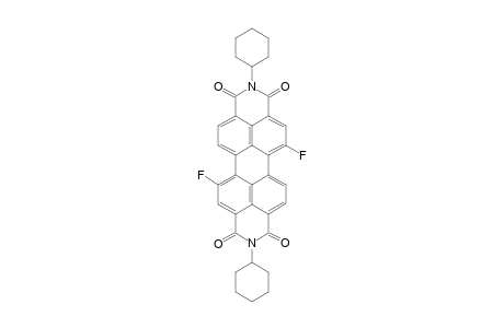 N,N'-DI-CYCLOHEXYL-1,7-DIFLUOROPERYLENE-3,4:9,10-TETRACARBOXYLIC-ACID-BISIMIDE