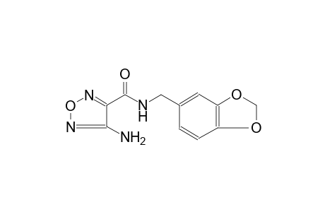 1,2,5-oxadiazole-3-carboxamide, 4-amino-N-(1,3-benzodioxol-5-ylmethyl)-