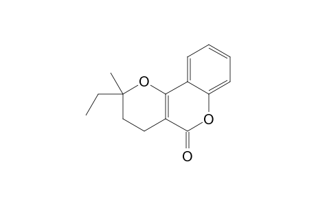 (2R,S)-3,4-DIHYDRO-2-METHYL-2-ETHYL-2H,5H-PYRANO-[3,2-C]-[1]-BENZOPYRAN-5-ONE