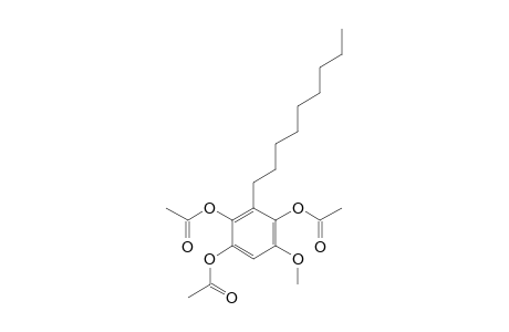 1,2,4-TRIACETOXY-5-METHOXY-3-(NON-1-YL)-BENZENE