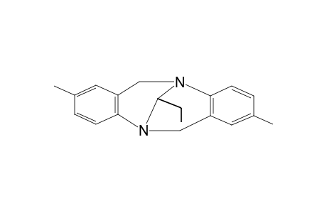 2,8-DIMETHYL-13-ETHYL-6H,12H-5,11-METHANODIBENZO[b,f][1,5]DIAZOCINE