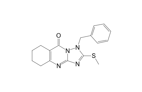 3-BENZYL-2-METHYLTHIO-6,7,8,9-TETRAHYDRO-1,2,4-TRIAZOLO-[5,1-B]-QUINAZOLIN-5(3H)-ONE